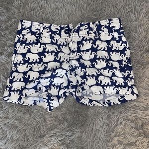 Lily Pulitzer shorts elephants